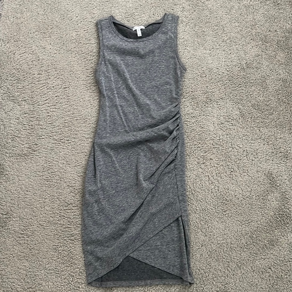 Leith grey cotton dress